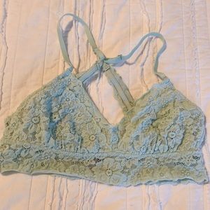 light blue aerie lace bralette
